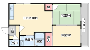 コーポマツウラの物件間取画像